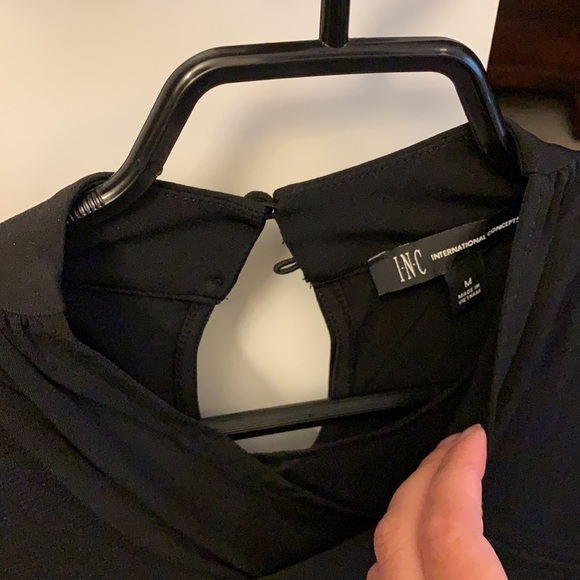 INC black shirt NEW with tags ! M - Picture 3 of 8